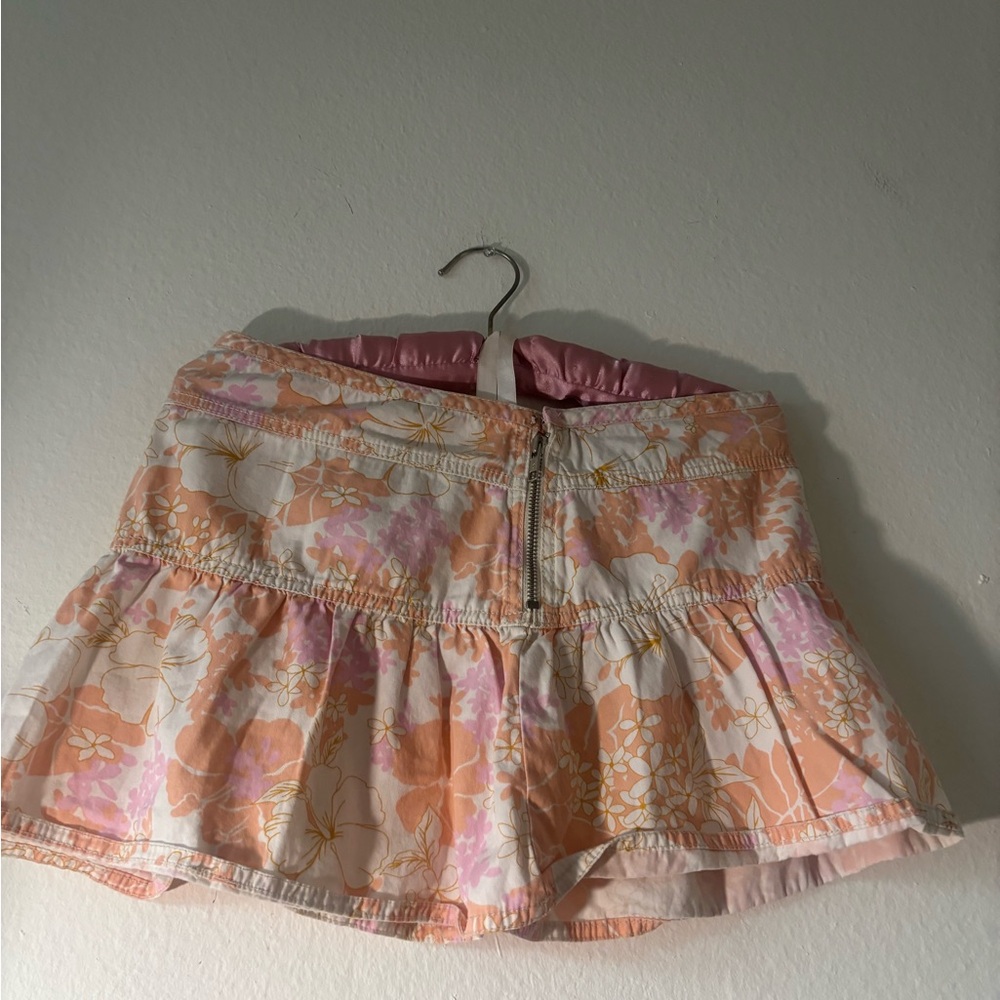 Vintage LEI Mini Spring Floral Skirt